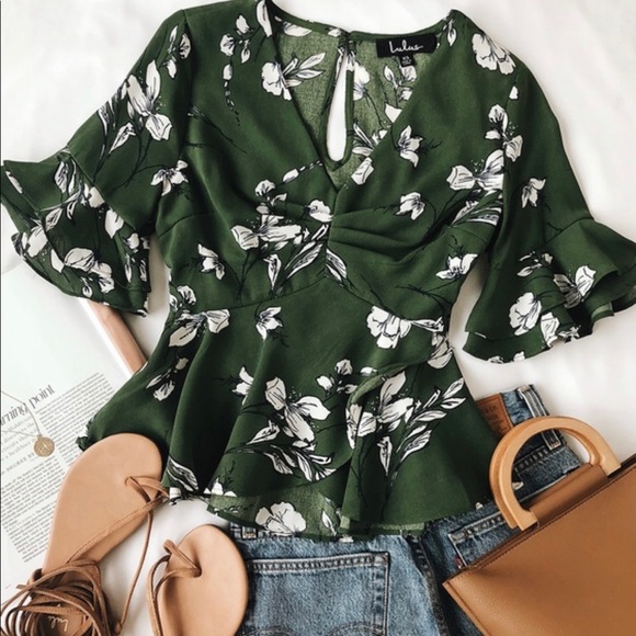 Lulus Tops - Peplum top